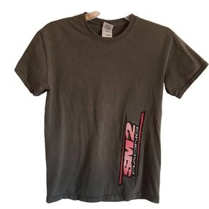 Unisex‎ Gildan Ultra Cotton Gray T-shirt Size S